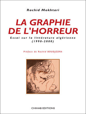 cover image of La graphie de l'horreur